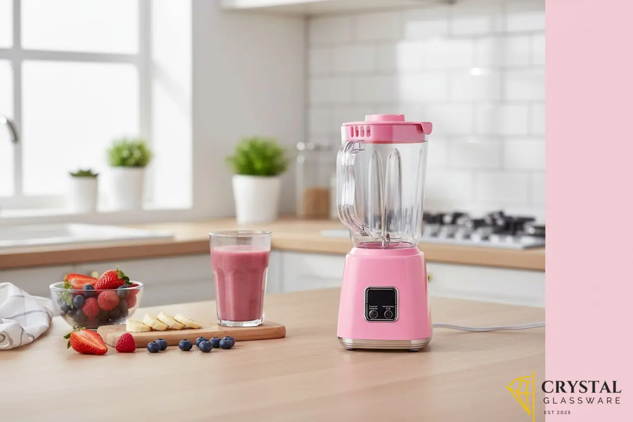 Mini portable blender features a digital display with a rechargeable USB design — Crystal Glassware Pakistan